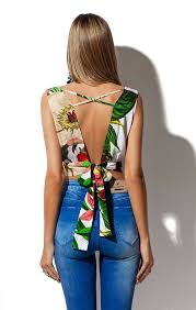 Además, podrás combinar los vestidos y las blusas con escote en la espalda con unas cuñas, unas deportivas e, incluso, con algún complemento, como un collar. Yo Amo La Ropa Blusas De Espalda Escotada Facebook