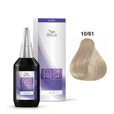 Blond clair cendré c 'est une coloration professionnel le tube de 100ml 7,65euros la. Coloration Temporaire Color Fresh 10 81 Blond Tres Tres Clair Perle Cendre 75 Ml Mastercoiff Com