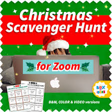 If you want to celebrate with your friends and family but the attention of 30 people on zoom feels like too much, schedule time slots to spend time with individual friend groups and family. Virtual Christmas Scavenger Hunt Game For Kids Printable Etsy Christmas Scavenger Hunt Christmas Reading Activities Virtual Games For Kids