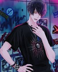These days, emo hair usually refers to a particular layered haircut in which long bangs are swept and styled to one side usually held in place with mousse, hair gel, or pomade. Anime Boy Black Hair Emo Novocom Top