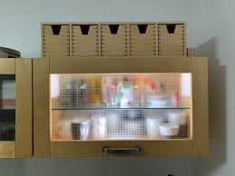 2 cupboards, 1 has 2 adjustable shelves, 1 has 1 adjustable shelf. Varde Utrusta Wall Cupboard Hinge 30min Fix Ikea Pro Hack
