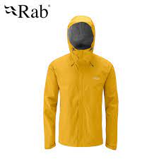 RAB】Downpour Jacket 高透氣防水外套男款迪戎黃#QWF61 | 防水外套| Yahoo奇摩購物中心