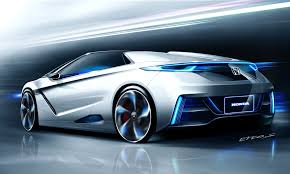 Honda Ev Ster Concept Design Sketch Car Body Design Futuristic Cars Honda Sports Car Small Sports Cars