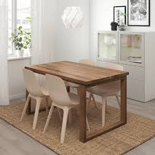 Morbylanga Odger Table And 4 Chairs Brown White Beige Ikea Small Living Room Design Ikea Furniture