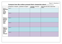 There are eighty questions in this paper. Language Paper 2 Q4 Comparing Writer S Viewpoints Planning Sheet Teaching Resources