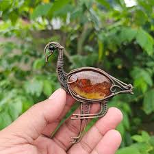 Plamingo bird pendant