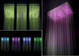 Watertherapy Shower Head Envelops You With Soothing Colors Led Color Changing Lights Led Lights Dream Shower