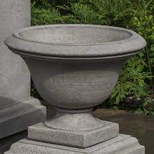Campania's cast stone pieces are manufactured with a high density cast stone mix, resulting in a psi (pounds per square inch) strength of approximately 7 our full collection of cast stone pieces include: Campania International Inc Moreland Cast Stone Urn Planter Perigold