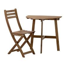 Askholmen Wandtisch Klappstuhl Aussen Graubraun Lasiert Ikea Deutschland Ikea Outdoor Ikea Tisch Und Stuhle Klappstuhl