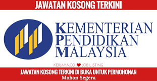 Kementerian pendidikan malaysia (kpm) mempelawa calon yang berkelayakan dan berintegriti untuk mengisi jawatan berikut setiausaha bahagian, bahagian dasar dan hubungan antarabangsa, kementerian pendidikan malaysia, aras 7, blok e8, kompleks e, pusat pentadbiran kerajaan. Jawatan Kosong Terkini Kementerian Pendidikan Malaysia Kpm Kerja Kosong Kerajaan Swasta