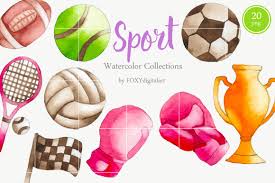 Check spelling or type a new query. Watercolor Sports Ball Fitness Sports Equipment Clipart By Foxydigitalart Thehungryjpeg Com