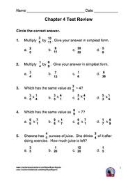 Singapore 5th Grade Chapter 4 Math Test Review 7 Pages By Ryan Nygren Rkn