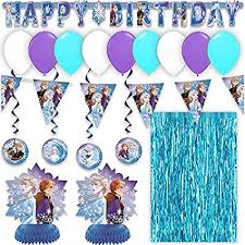 Find out how to throw the very best party with these tips. Amazon Com Disney Frozen 2 Party Decorations Happy Birthday Joint Banner Metallic Tinsel Curtain Flag Banner Hanging Swirls Table Centerpieces And Balloons Great Decor Set For Themed Parties Toys Games
