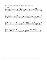 Print And Download In Pdf Or Midi The Countess Cathleen Free Sheet Music For Violin Made By Th Guitar Chords For Songs Free Sheet Music Dramatic Play Centers