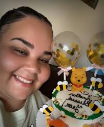 Sharing birthday cake surprise