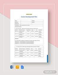 Download cv template to upload the template into google docs, go to file > open > and select the correct downloaded file. 7 Career Plan Templates Word Pdf Google Docs Apple Pages Free Premium Templates