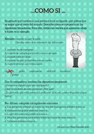 Nivel B 2 Actividad Para Practicar El Imperfecto De Subjuntivo Con La Expresion Com Ejercicios Para Aprender Espanol Ensenando Espanol Conversacion En Espanol