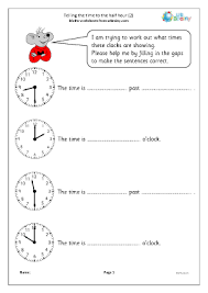 time worksheets for year 2 age 6 7 urbrainy com