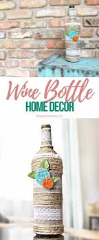 Looking For Ways To Re Purpose Those Old Wine Bottles You Keep Collecting Learn How To Decorate Glass Bottles With Wine Bottle Art Bottle Art Old Wine Bottles
