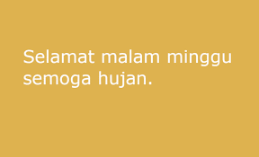 50 Contoh Status Whatsapp Malam Minggu Aku
