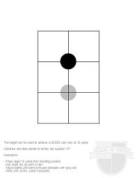 Zeroing Target 50 200 Yard Zero At 10 Yards Jerking The