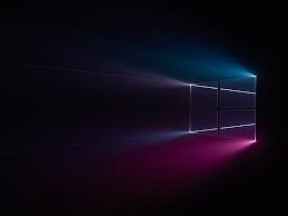 Desktop 1920x1080 full hd black hd wallpapers and backgrounds: Logotipo De Windows Azul Oscuro Windows 10 Rosa Fondo De Pantalla Hd Wallpaperbetter