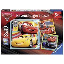 17 x 22 cm (7 x 9) code: Disney Pixar Cars 3 In 1 Jigsaw Puzzle Colouring Set Jigsaw Puzzles
