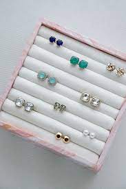 Diy Ring Earring Jewelry Organizer Diy Ring Ohrringe Organisieren Diy Schmuckschatulle