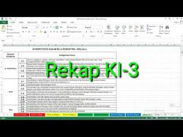Dan format penilaian sikap k13 Format Penilaian K13 Sd Revisi 2020 Youtube