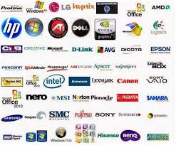 These are the list of computer manufacturers or brands that make and sell pc's.some also sell laptops, monitors, even computer parts.some major brands are acer, toshiba, dell, hp, lenovo, apple and asus. Computer Company Logos