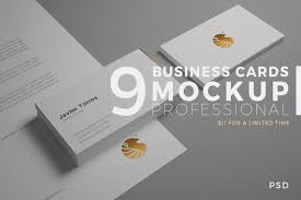 Download 9 Business Card Mockup Professional On Behance PSD Mockup Templates