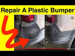 How To Repair Plastic Bumper Covers Plastic Bumper Repair In Minutes Youtube
