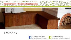 Anleitung für eine einfache selbst gemachte diy gartenbank aus beton und holz als easy deko projekt für den garten. Heimwerkerin Baut Eine Eckbank Youtube