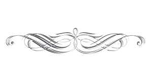 Free Scrapbook Craft Hobbies Hobby Embelishment Element Design Ornamental Decorative Divider Border Gold Silv Silver Victorian Lady Scrollwork