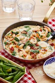 Here's another easy shrimp dinner recipe idea: Low Carb Tuscan Shrimp With Asparagus Recipe Diet Doctor