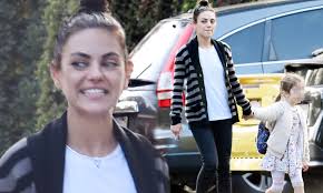 � follow me at instagram. Mila Kunis Enjoys Some Mom And Daughter Time With Wyatt As They Run Errands In Beverly Hills Daily Mail Online