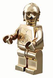 This lego minifig is listed on the website at the current value of $980. Bricklink Minifigure Sw0158 Lego C 3po Chrome Gold Sw 30th Anniversary Edition Star Wars Star Wars Episode 4 5 6 Bricklink Reference Catalog