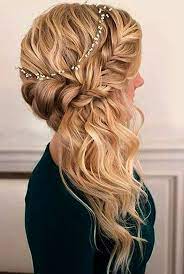 Half Up Half Down Wedding Hairstyles Ideas See More Weddings Ivorybeachweddingfavors Bridesmaid Hair Side Wedding Hairstyles For Long Hair Side Hairstyles