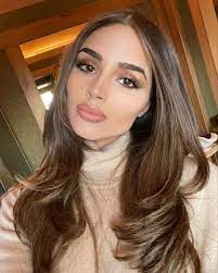 Olivia Culpo Hair Style Kumral Saclar Uzun Sac Rengarenk Sac