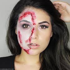 half zombie makeup tutorial