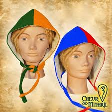 LARP Coif Cap Bicolor Custom