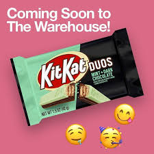 The First Year Round Kit Kat Flavor In Nearly A Decade Coming Soon Kit Kat Flavors Mint Dark Chocolate Bulk Food