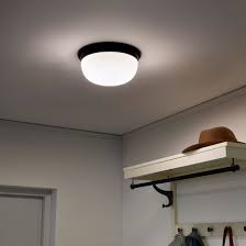 skurup ceiling wall lamp black 10 ikea in 2021 black wall lamps wall lamp ceiling lights