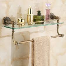 This item does not include i ordered this shelf to use in my master bathroom, which is currently in the midst of a major remodel. Cosmetic Shelf Bathroom Shelf Corner Shelf For Bathroom Sngle Level Glass Bathroom Glass Shelf Antique Brass Glass Shelf Track Shelf Cornershelf Kitchen Aliexpress