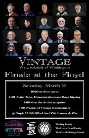 Vintage Watercolorists of Washington FINALE AT THE FLOYD program set