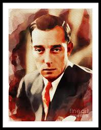 Buster Keaton Framed Art Prints for Sale