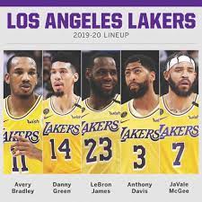 Los Angeles Lakers Starting 5 Los Angeles Lakers Lakers Lakers Basketball
