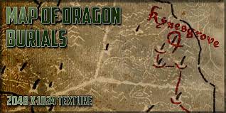 Dragon Burial Map Skyrim Map Of Dragon Burials At Skyrim Nexus - Mods And Community