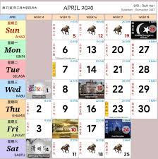 Ini kerana, anda boleh dapatkan kalandar tersebut secara digital dan secara percuma sahaja. Kalendar Kuda Malaysia Bulan April 4 Tahun 2020 Info Kalendar Cuti Gaji Di Malaysia
