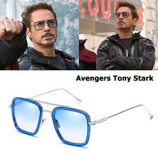 Jackjad 2018 Fashion Avengers Tony Stark Flight 006 Style Sunglasses Men Square Aviation Brand Design Sun Glas Tony Stark Sunglasses Tony Stark Mens Sunglasses
